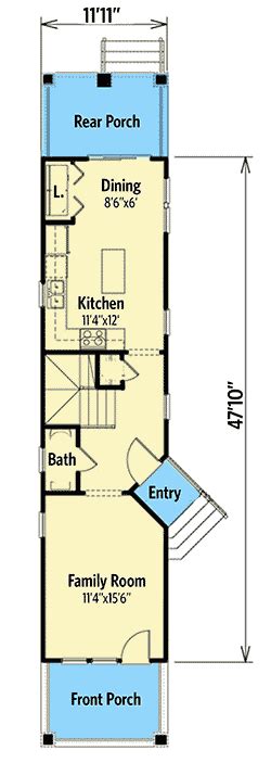 Long Narrow House Floor Plans | Floor Roma