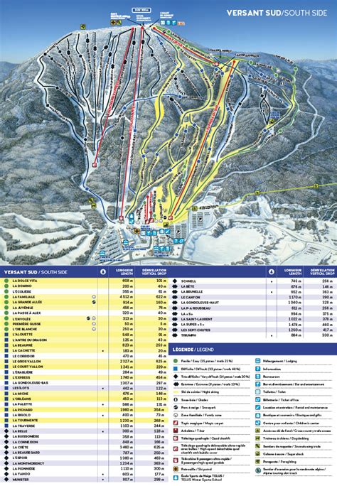 Mont Sainte Anne Trail Maps | Ski Map | Ski.com