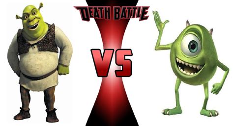 DEATH BATTLE: Shrek vs Mike Wasowski by WillDinoMaster55 on DeviantArt