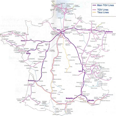 tgv map Archives - Paris by Train