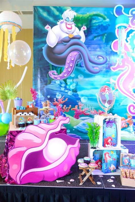 Kara's Party Ideas Ariel the Little Mermaid Birthday Party | Kara's ...