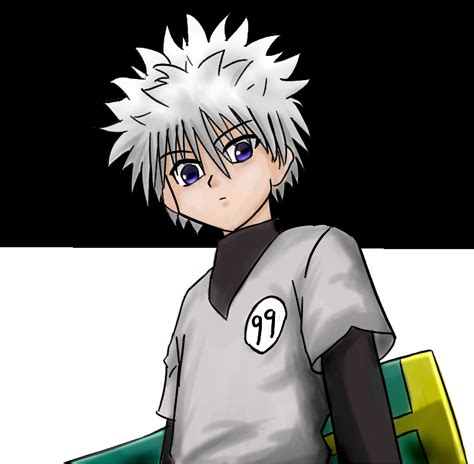 Killua + Skateboard by KitsuneInari on DeviantArt