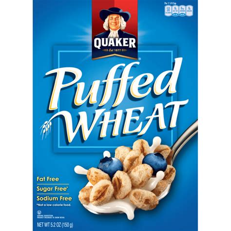 Quaker Puffed Wheat Regular Cereal (5.2 oz) - Instacart