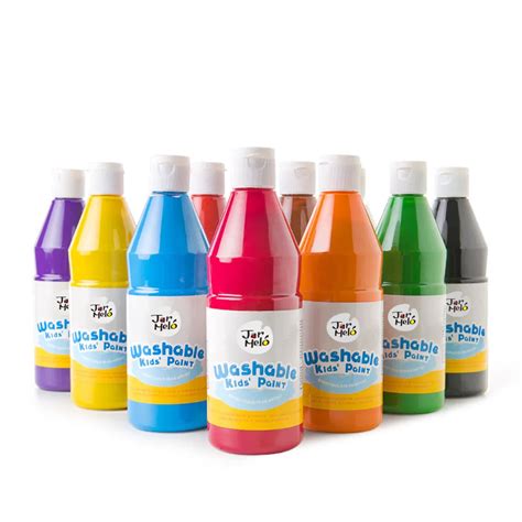 12 Colors Kids' Washable Paint 500ml Non-toxic Washable Paint For Kids - Buy Washable Paint ...