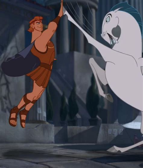 *HERCULES & PEGASUS ~ Hercules, 1997 | Disney movie scenes, Disney ...