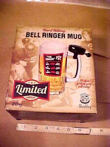 BELL Ringer Beer Mug with Bicycle Bell 20 oz.Glass Mug W/box WEMBLEY LIMITED NIB | eBay