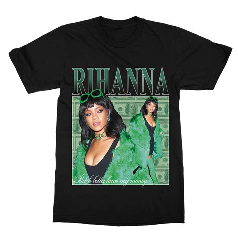 Rihanna Tee - Black | Tees, Music shirt, Rihanna