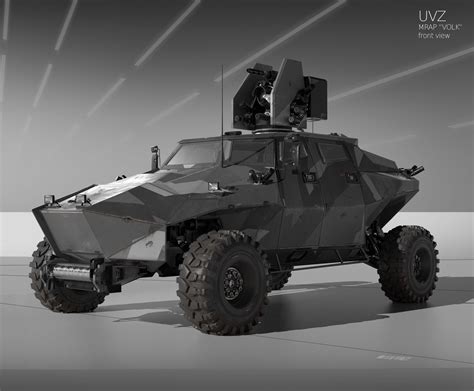 ArtStation - mrap "Volk" , EUGENE SHUSHLIAMIN | Vehicles, Armored ...