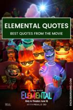 Elemental Quotes - Top lines from the movie! - Enza's Bargains