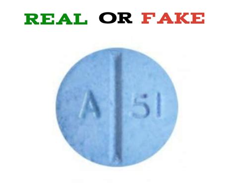 How to Spot Blue A 51 Pill Fake Vs Real - Public Health