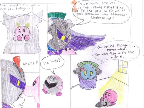 Meta Knight and Kirby comic: The Fun Of Babysittin by Raposa-Girl on ...