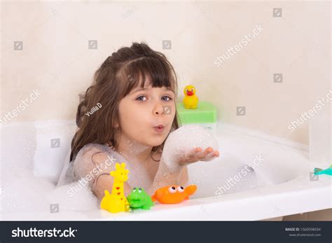 Kids Taking Bubble Bath Child Bathing Stock Photo 1560598934 | Shutterstock