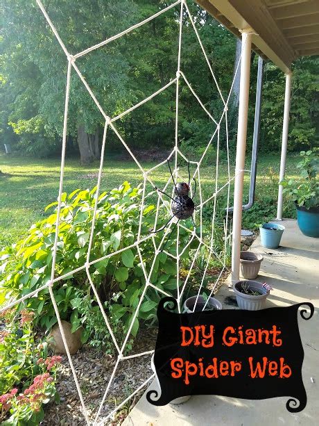 THE REHOMESTEADERS: DIY Giant Spider Web