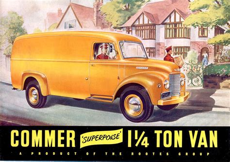 transpress nz: Commer Vans, 1940s