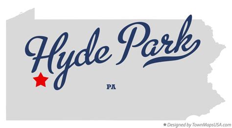 Map of Hyde Park, Westmoreland County, PA, Pennsylvania