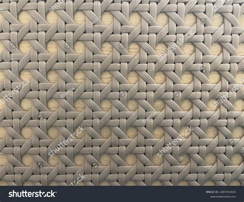 Gray Rattan Wall Dinding Anyaman Rotan Stock Photo 2287251825 | Shutterstock