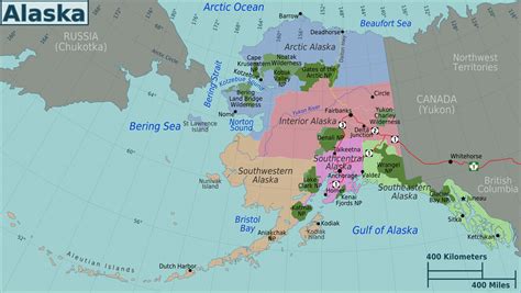 Alaska Regions Map - MapSof.net