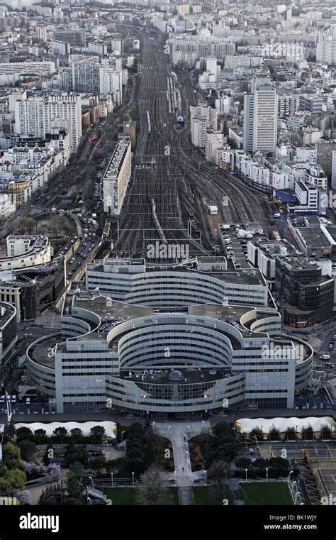 Montparnasse railway station (Gare Montparnasse), view from ...