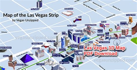 Las Vegas Strip Map - Casino Hotel Maps (2025)