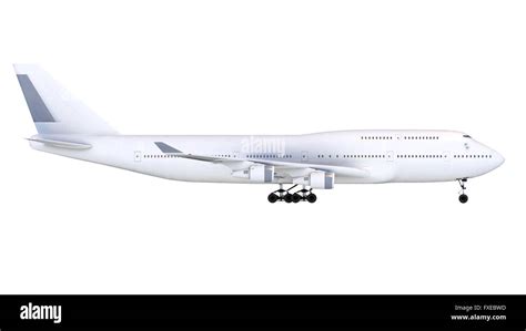 Boeing-747. travel Plane isolated air transport model Stock Photo - Alamy