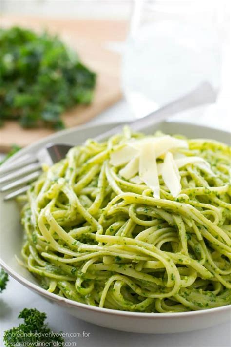 Creamy Pesto Alfredo Fettuccine