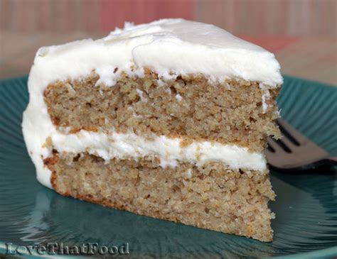 Oatmeal Applesauce Cake with Cream Cheese Frosting Recipe with Picture - LoveThatFood.com