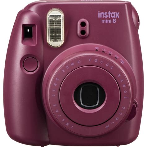 Fujifilm instax mini 8 Instant Film Camera (Plum) 16532275 B&H