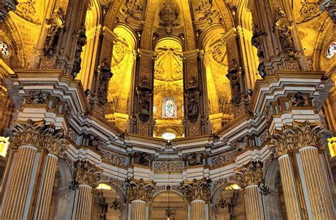 Interior of Málaga Cathedral in Málaga, Spain - Encircle Photos