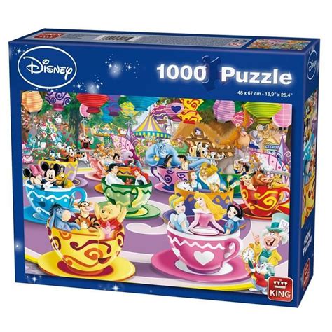 Puzzle Disney Le manège des tasses 1000 pièces