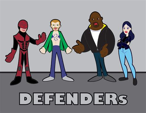 Defenders Tv Show Cartoon Artwork Wallpaper, HD TV Series 4K Wallpapers, Images, Photos and ...