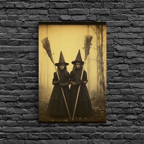 Occult Art, Witch Wall Art, Creepy Wall Art, Halloween Wall Art, Horror Art, Canvas Print, Wall ...