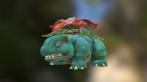 Venusaur Fan Sculpt - 3D model by caseynotjones [a0e406d] - Sketchfab