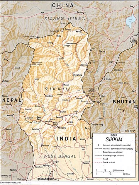 Sikkim - Map, Sikkim Information