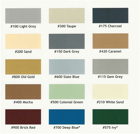 Epoxy.com Color Chart