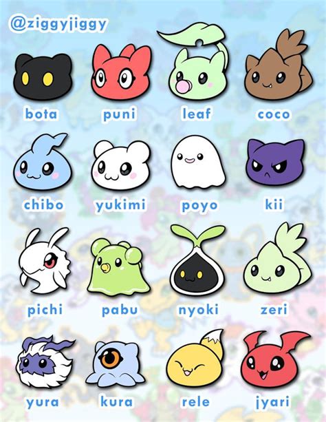 Digi Blobs / Digimon Pin / Dejimon / Fan Merch / Anime Theme / Kawaii ...