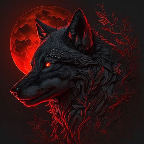 Scarlet Wolf (Ultima Wolf) At the blood moon by TheGoddessofJustice on ...