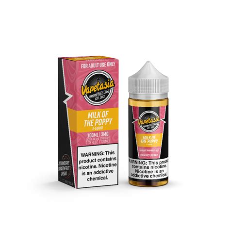 E-Liquid Milk Of The Poppy 100ml - Vapetasia