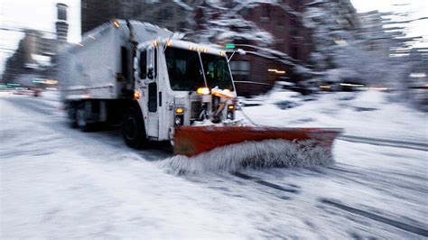 New York City Department of Sanitation to begin snow plow training exercises - ABC7 New York