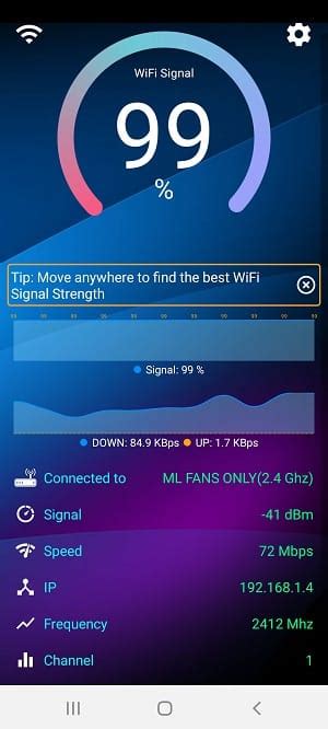 App wifi signal strength - supportbinger