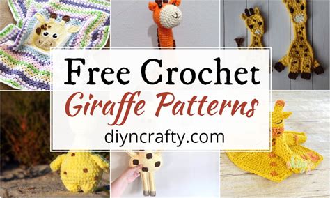 15 Cute Free Crochet Giraffe Patterns - DIYnCrafty