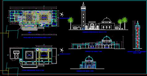 Mosque DWG Plan for AutoCAD • Designs CAD