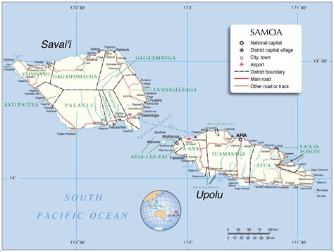 Samoa Maps | Printable Maps of Samoa for Download