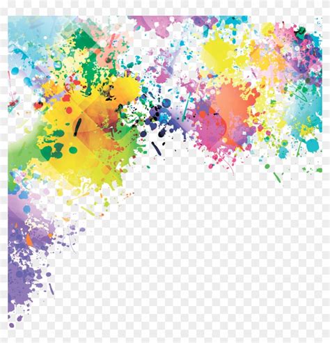 Colour Splash Holi Vector Png - H0dgehe