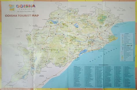 odisha-tourism-map - Travel Holidays India