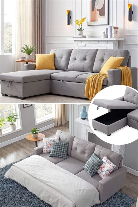 7 Perfect Stylish Sleeper Sectionals For Small Spaces!