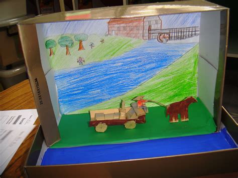 Pioneers Shoebox Diorama | early settlers unit | Pinterest