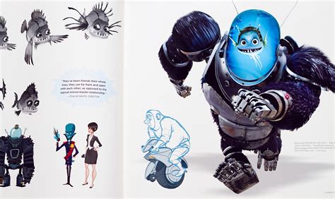 Living Lines Library: Megamind (2010) - Concept Art, Other Characters