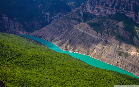 Dagestan Mountains Ultra HD Desktop Background Wallpaper for : Widescreen & UltraWide Desktop ...