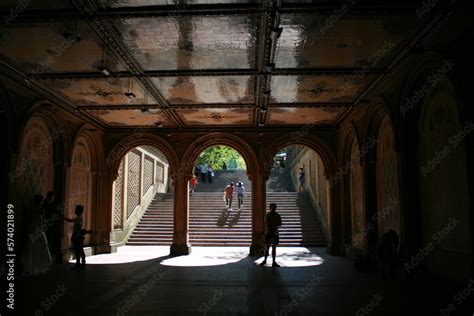 Central Park Bridge Stock Photo | Adobe Stock