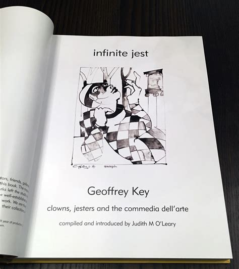 Geoffrey Key - Infinite Jest Book by Judith O Leary